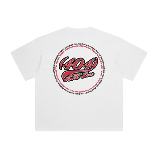 "404 ATL Love Hawks Colorway" Enzyme Washed T-Shirt