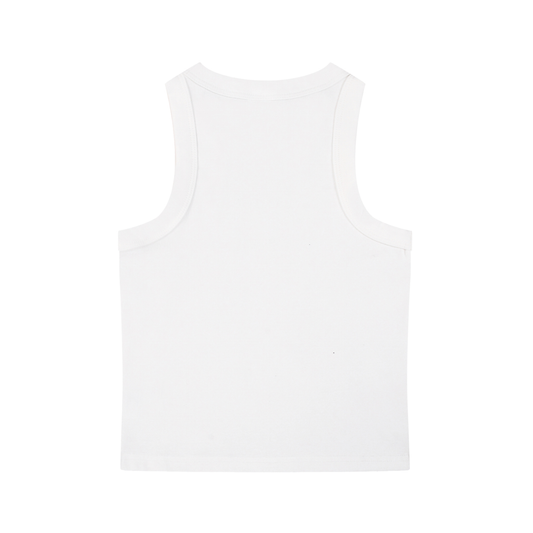 "Stay Ready" Snow Washed Tank Top (Red Shadow)