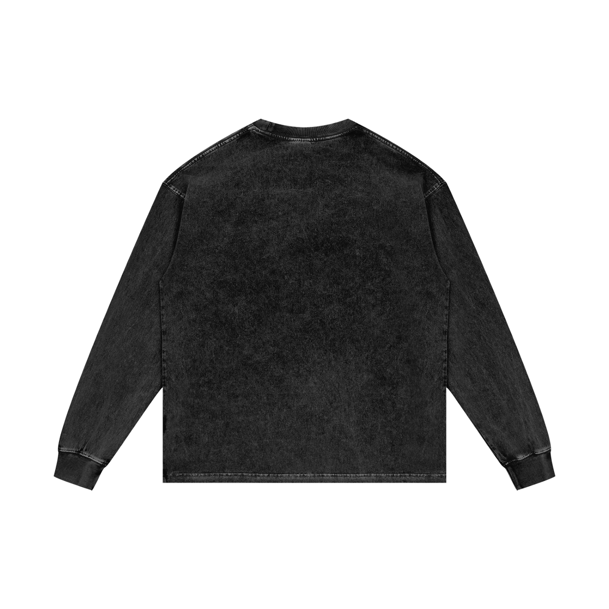 "Overstimulated" Acid Wash Oversize Long Sleeve T-Shirt