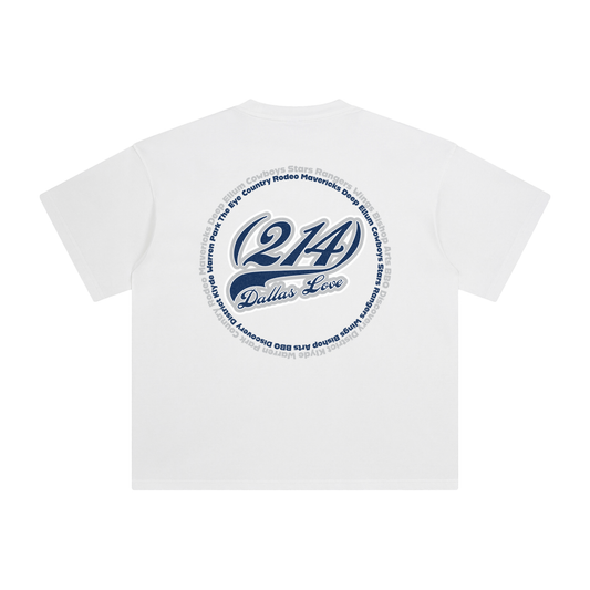 "214 Dallas Love Cowboys Colorway 2"  Enzyme Washed T-Shirt