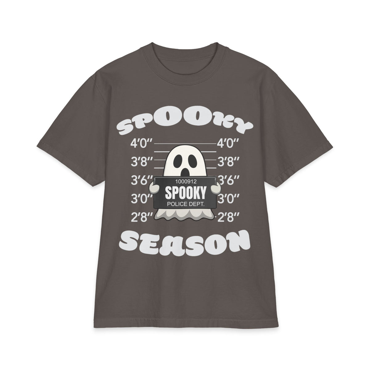 Spooky Season Ghost Mugshot T-Shirt | Halloween Haunted Tee