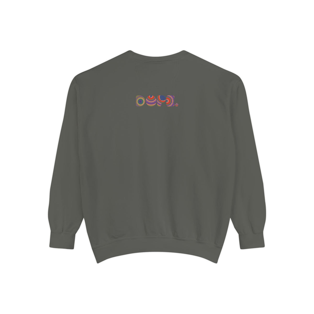 "Dope" Retro Circle Graphic Sweatshirt