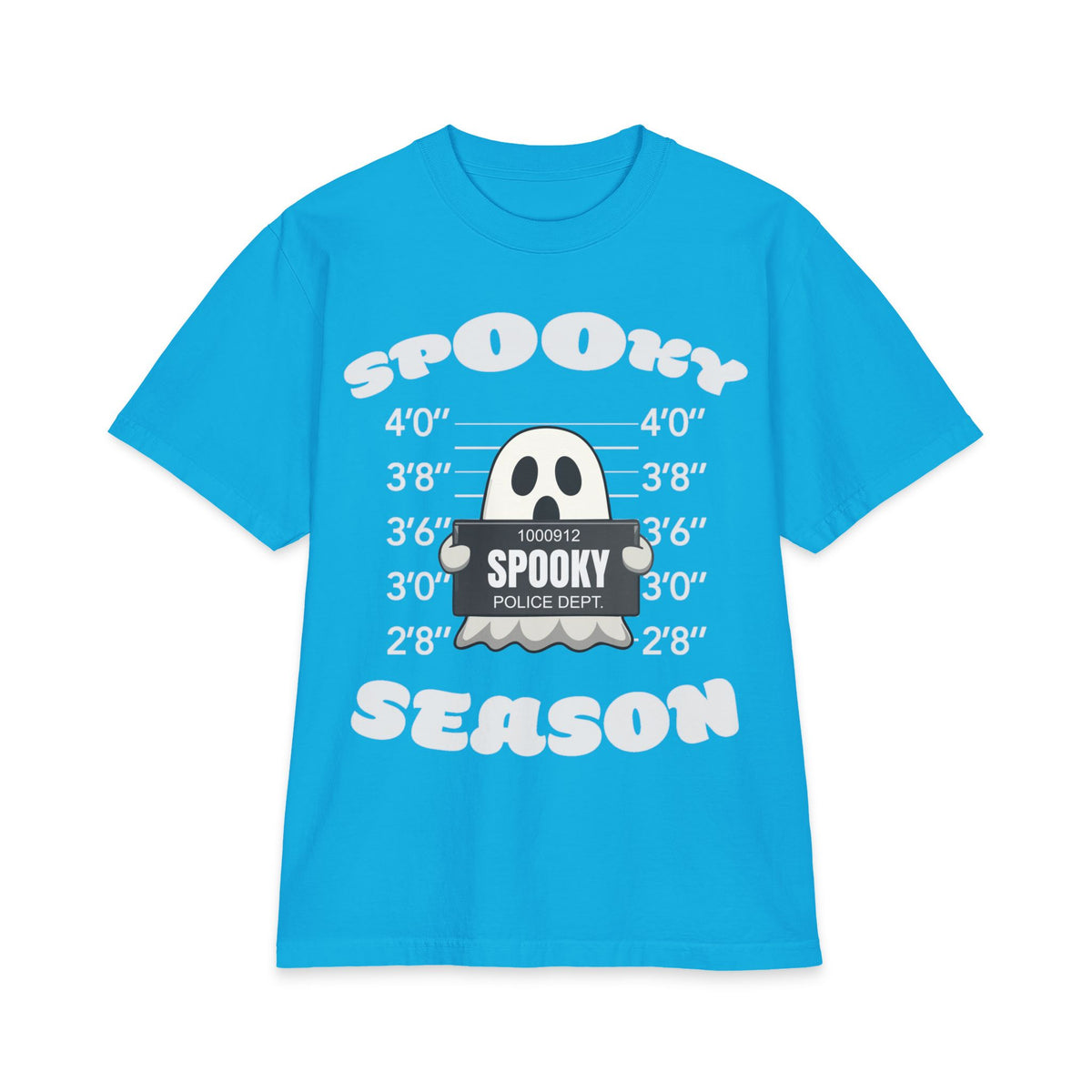 Spooky Season Ghost Mugshot T-Shirt | Halloween Haunted Tee