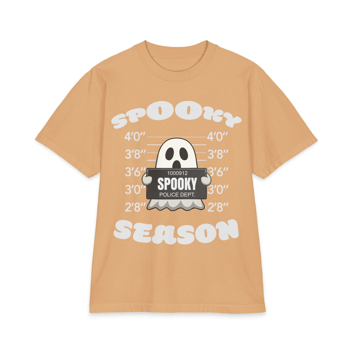 Spooky Season Ghost Mugshot T-Shirt | Halloween Haunted Tee