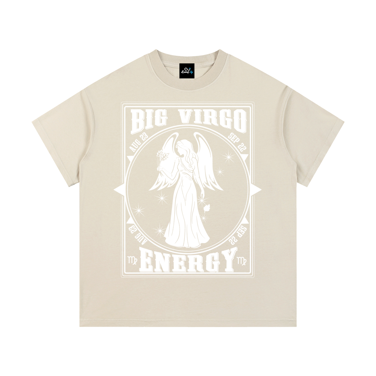 "Big Virgo Energy" Vintage Wash Cotton T-Shirt