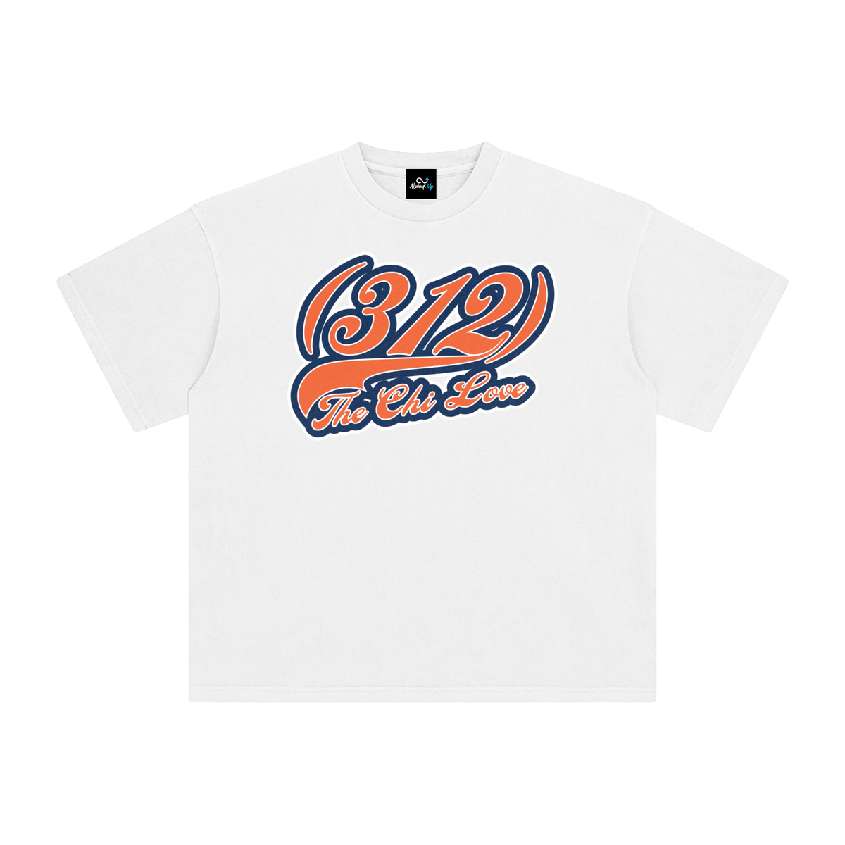 "312 Chicago Love Bears Colorway 2"  Enzyme Washed T-Shirt