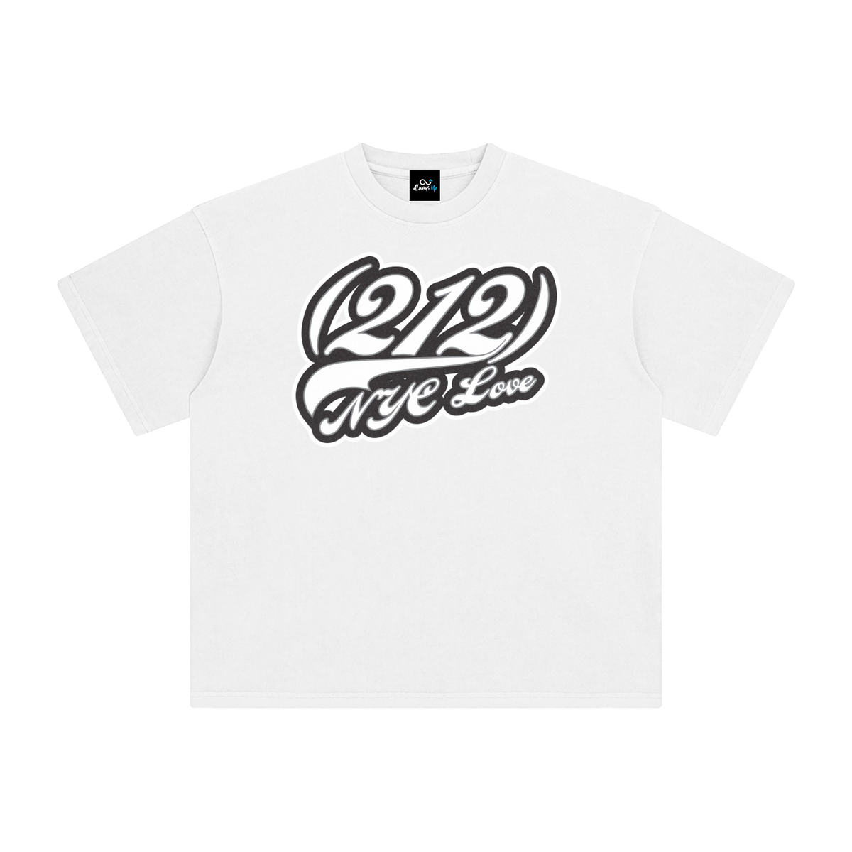 "212 NYC Love Yankees Colorway"  Enzyme Washed T-Shirt