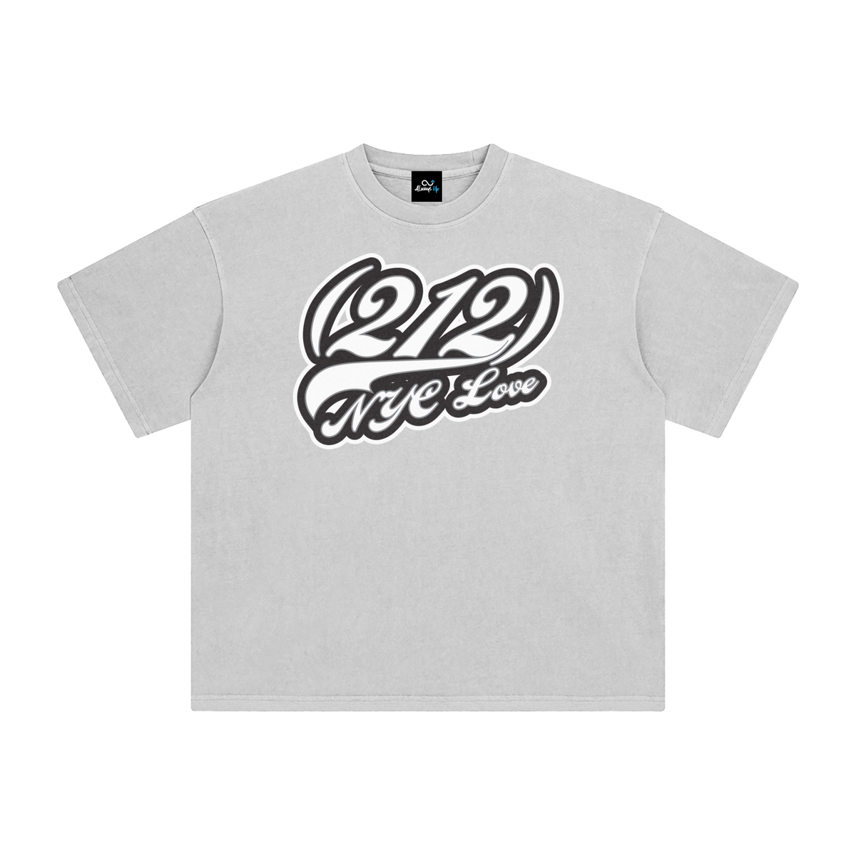 "212 NYC Love Yankees Colorway"  Enzyme Washed T-Shirt
