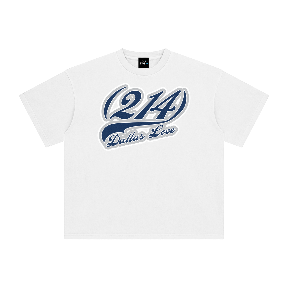 "214 Dallas Love Cowboys Colorway 2"  Enzyme Washed T-Shirt