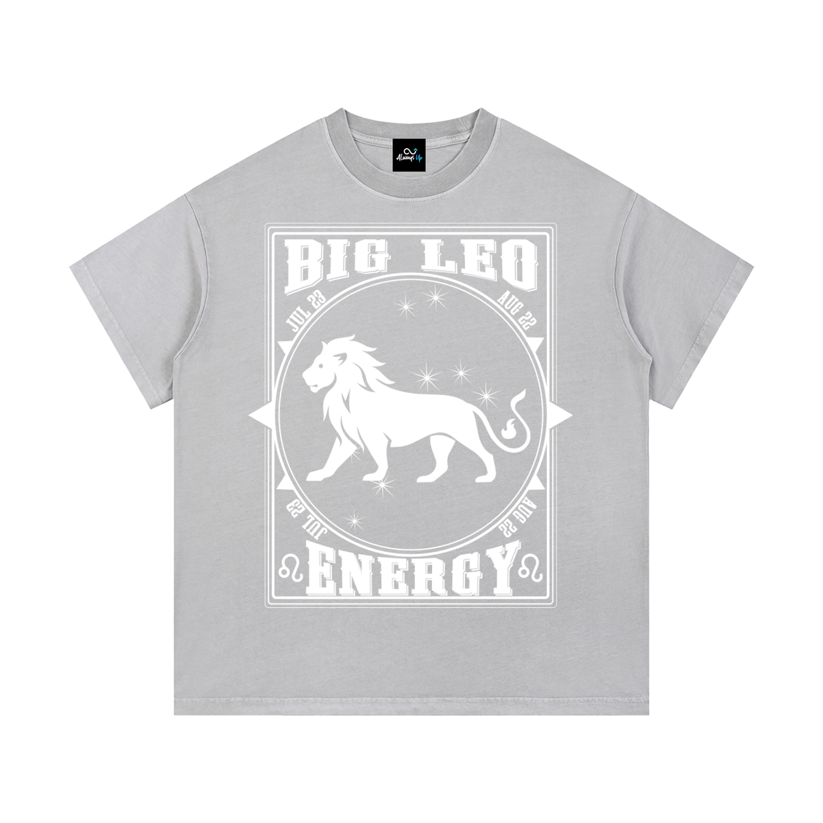 "Big Leo Energy" Vintage Wash Cotton T-Shirt