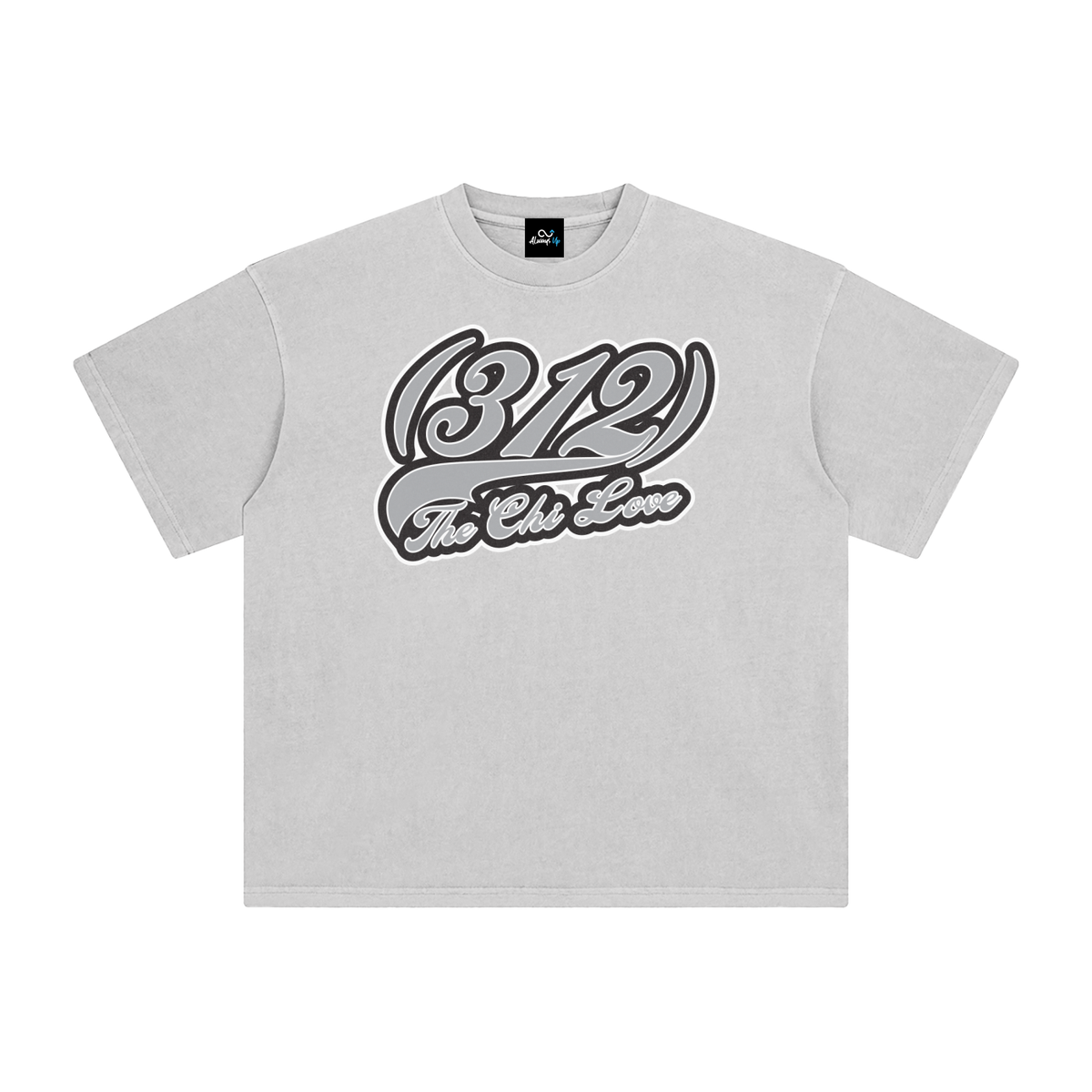 "312 Chicago Love Sox Colorway 2"  Enzyme Washed T-Shirt