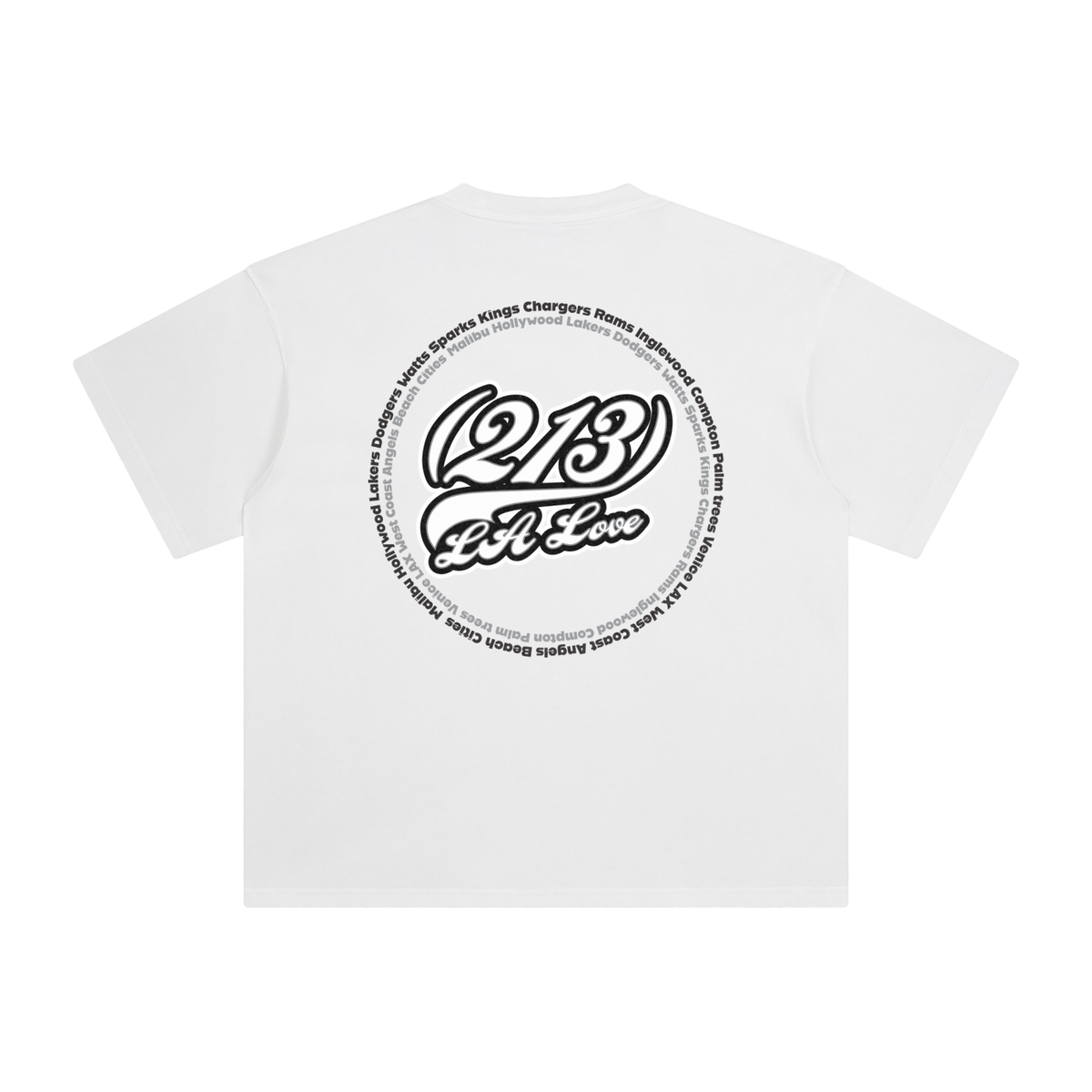"213 LA Love Kings Colorway"  Enzyme Washed T-Shirt