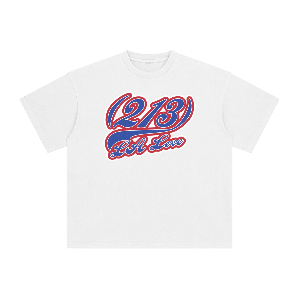 "213 LA Love Angels Colorway"  Enzyme Washed T-Shirt