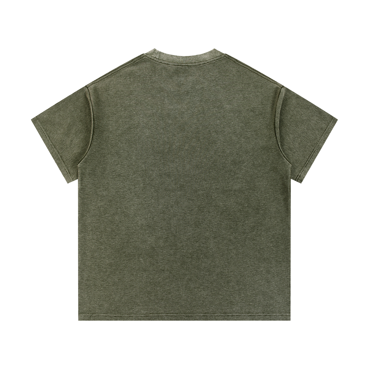 "She likes Me" Mineral Wash Waffle Knit T-Shirt