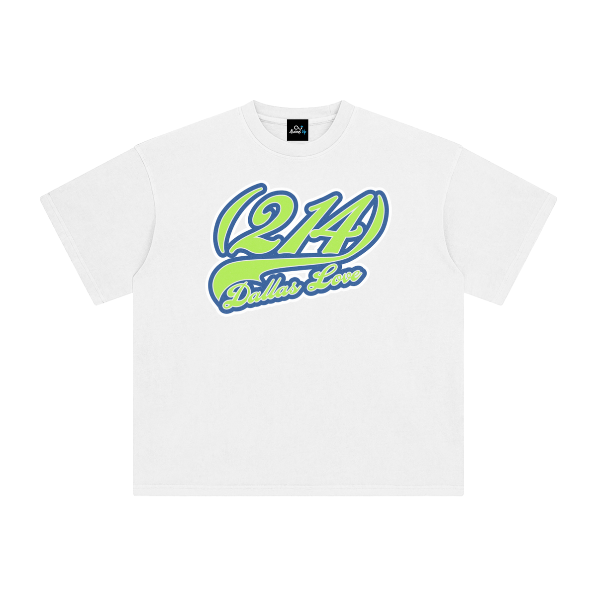 "214 Dallas Love Stars Colorway"  Enzyme Washed T-Shirt