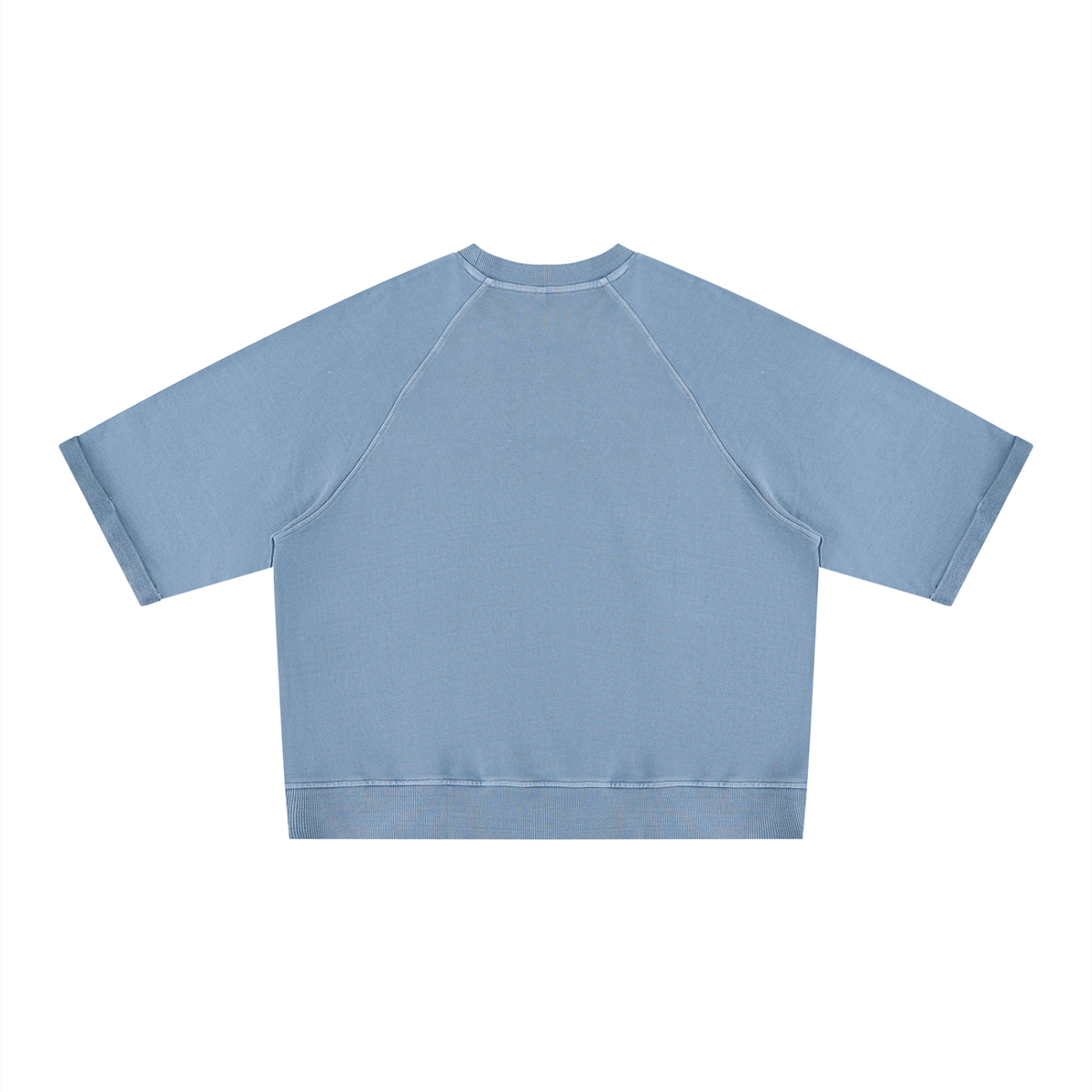 "FSO" Unisex Vintage Wash Boxy Short Sleeve Sweatshirt