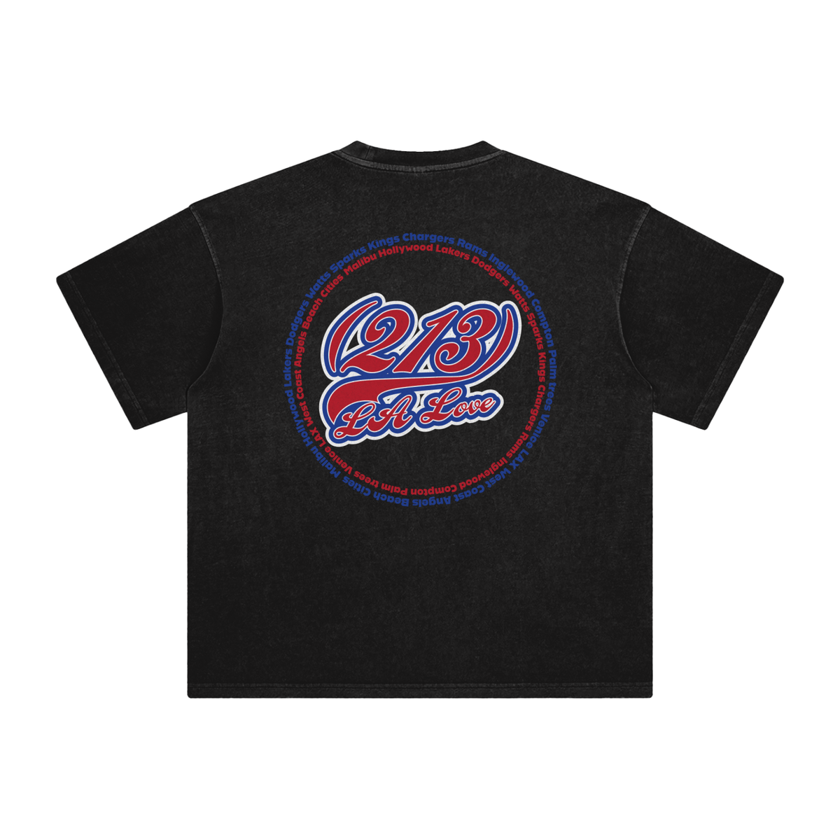 "213 LA Love Angels Colorway 2"  Enzyme Washed T-Shirt