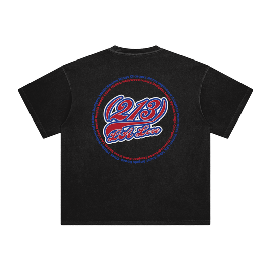 "213 LA Love Angels Colorway 2"  Enzyme Washed T-Shirt