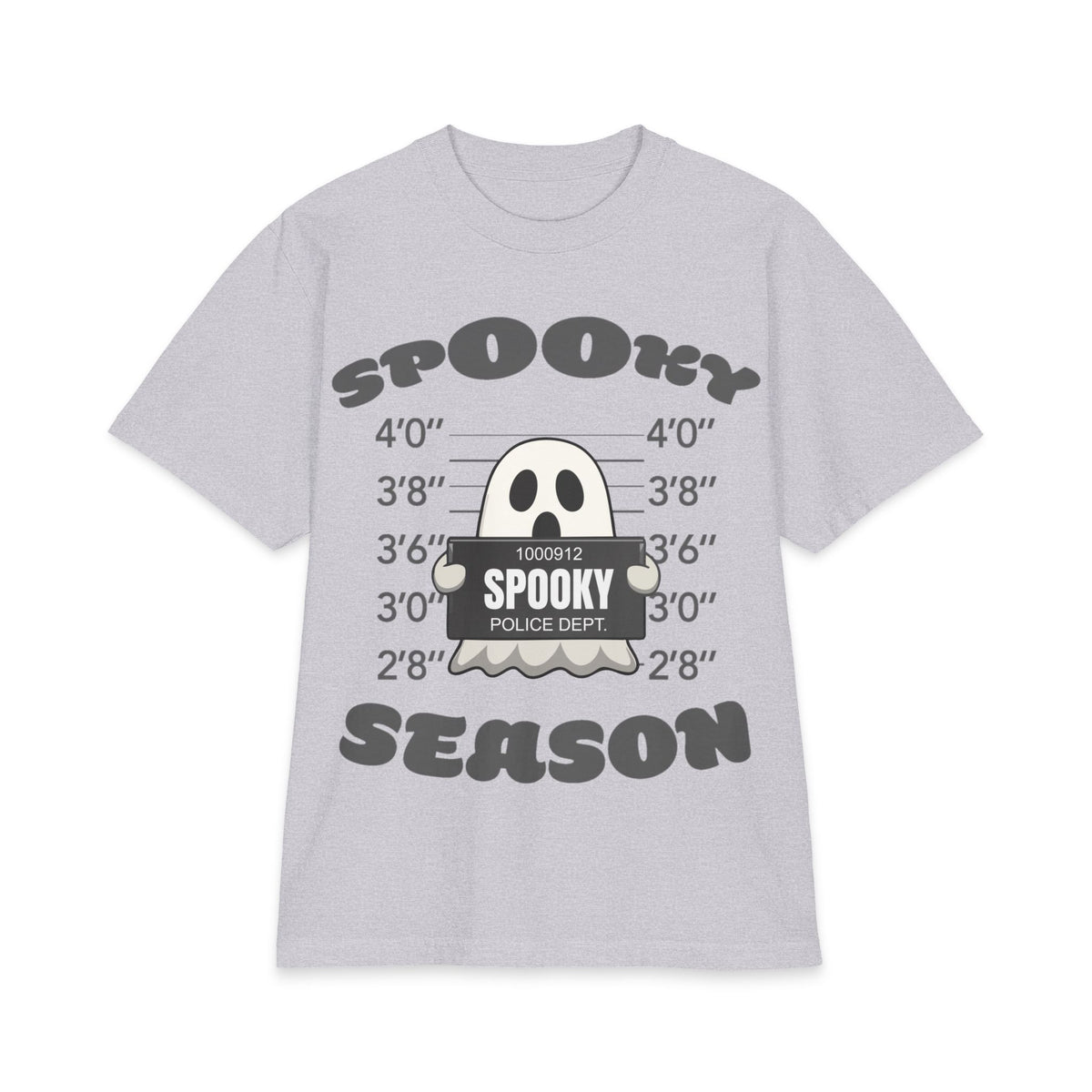 Spooky Season Ghost Mugshot T-Shirt | Halloween Haunted Graphic Tee