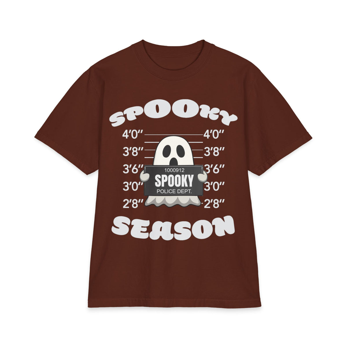 Spooky Season Ghost Mugshot T-Shirt | Halloween Haunted Tee