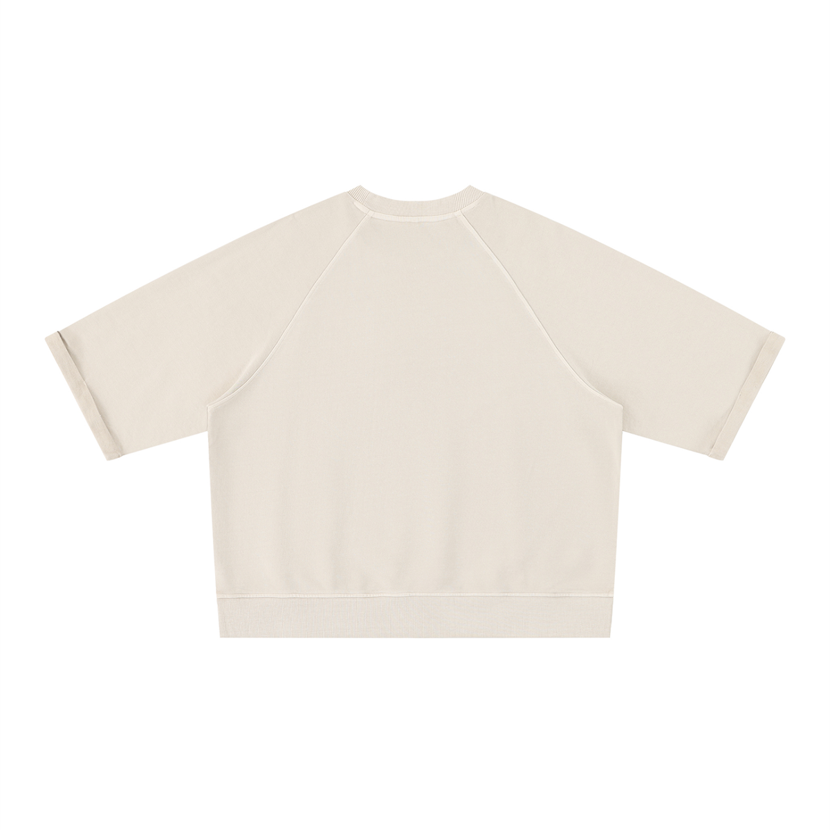 "FSO" Unisex Vintage Wash Boxy Short Sleeve Sweatshirt