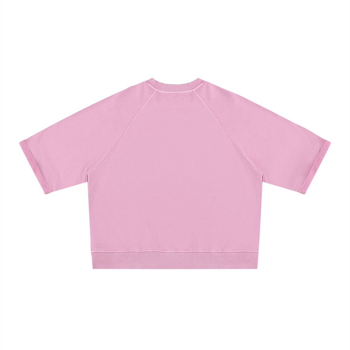 "Stay Ready "Unisex Vintage Wash Boxy Short Sleeve Sweatshirt