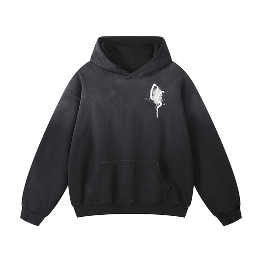 "Overstimulated" Heavyweight Sunfade Oversized Hoodie