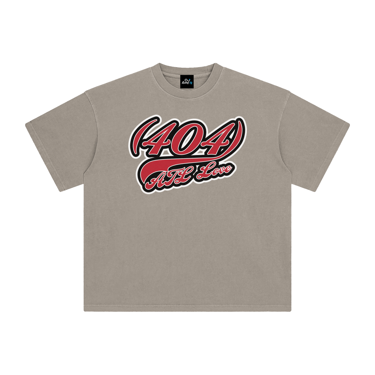 "404 ATL Love Hawks Colorway"  Enzyme Washed T-Shirt