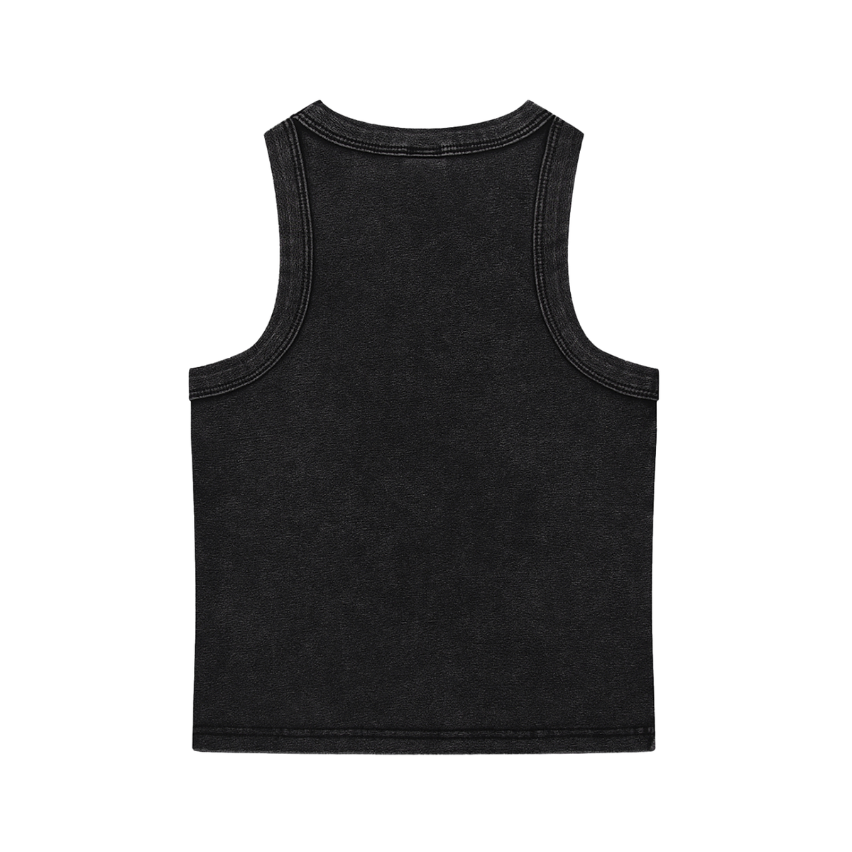 "Stay Ready" Snow Washed Tank Top (Green Text)