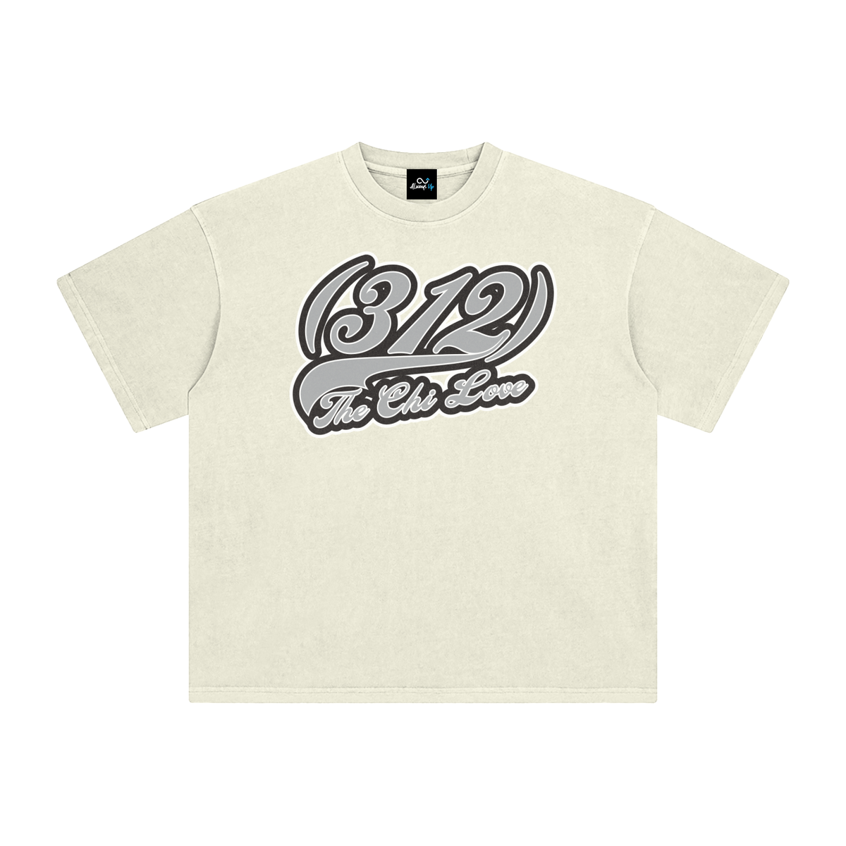 "312 Chicago Love Sox Colorway 2"  Enzyme Washed T-Shirt