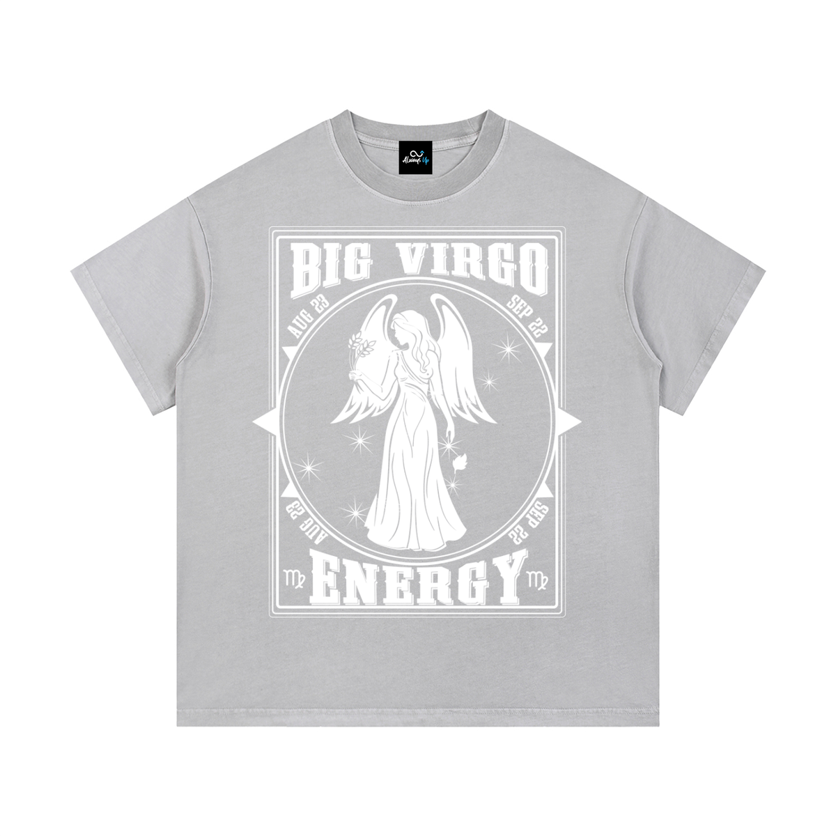 "Big Virgo Energy" Vintage Wash Cotton T-Shirt