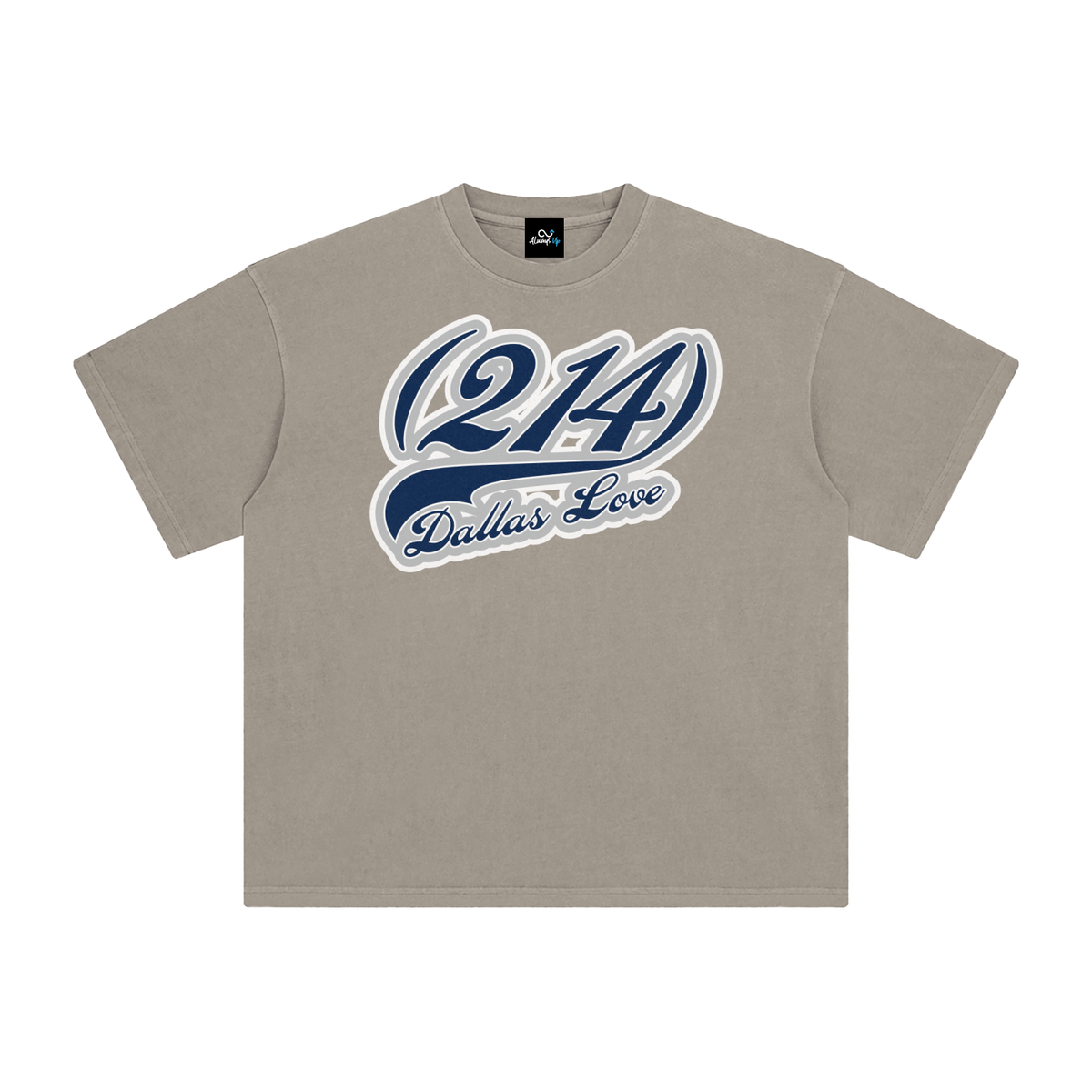 "214 Dallas Love Cowboys Colorway 2"  Enzyme Washed T-Shirt