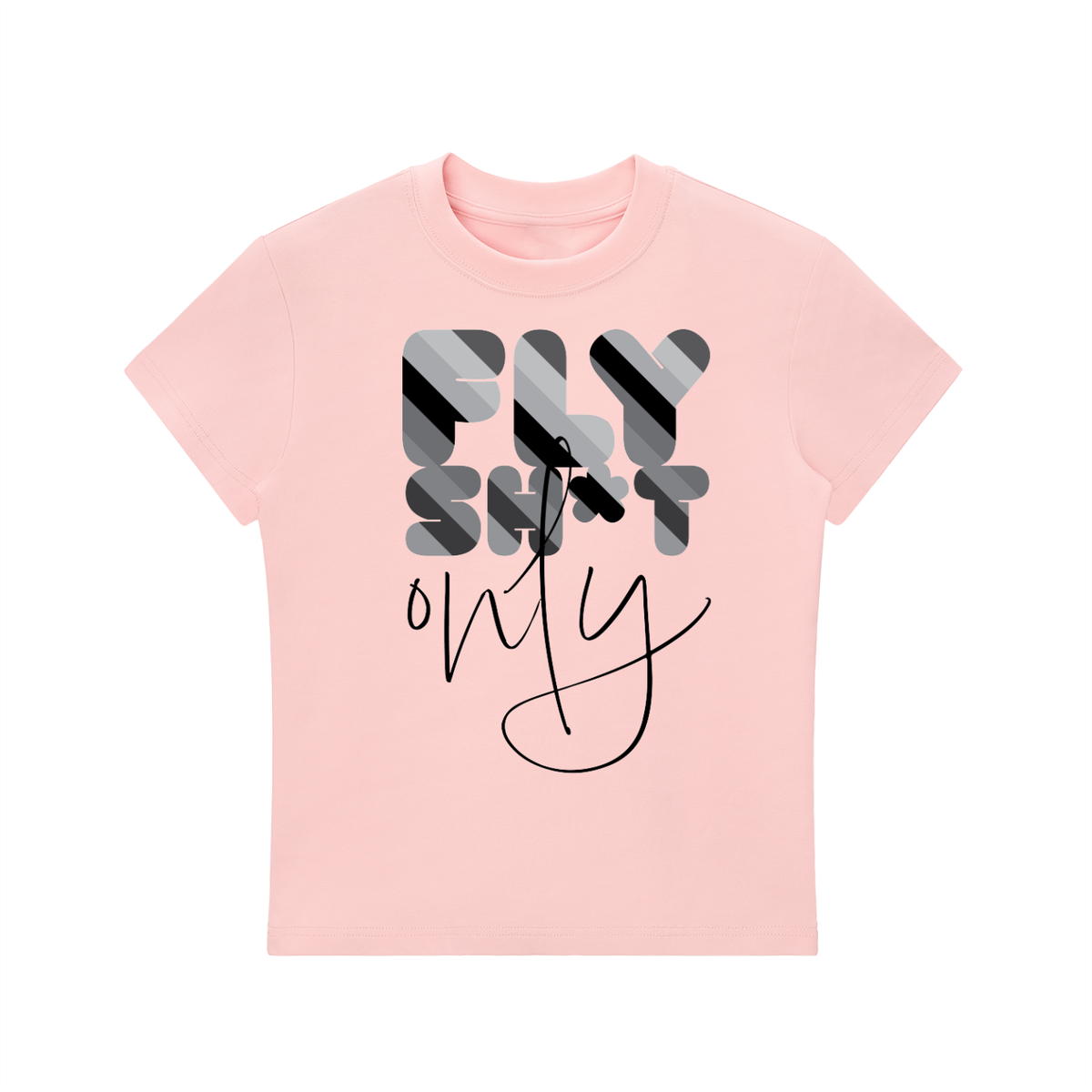 "FSO" Essential Bodycon Crewneck T-Shirt