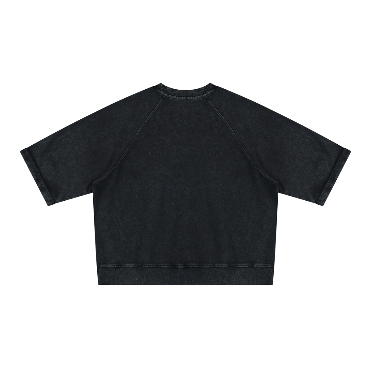 "Stay Ready "Unisex Vintage Wash Boxy Short Sleeve Sweatshirt