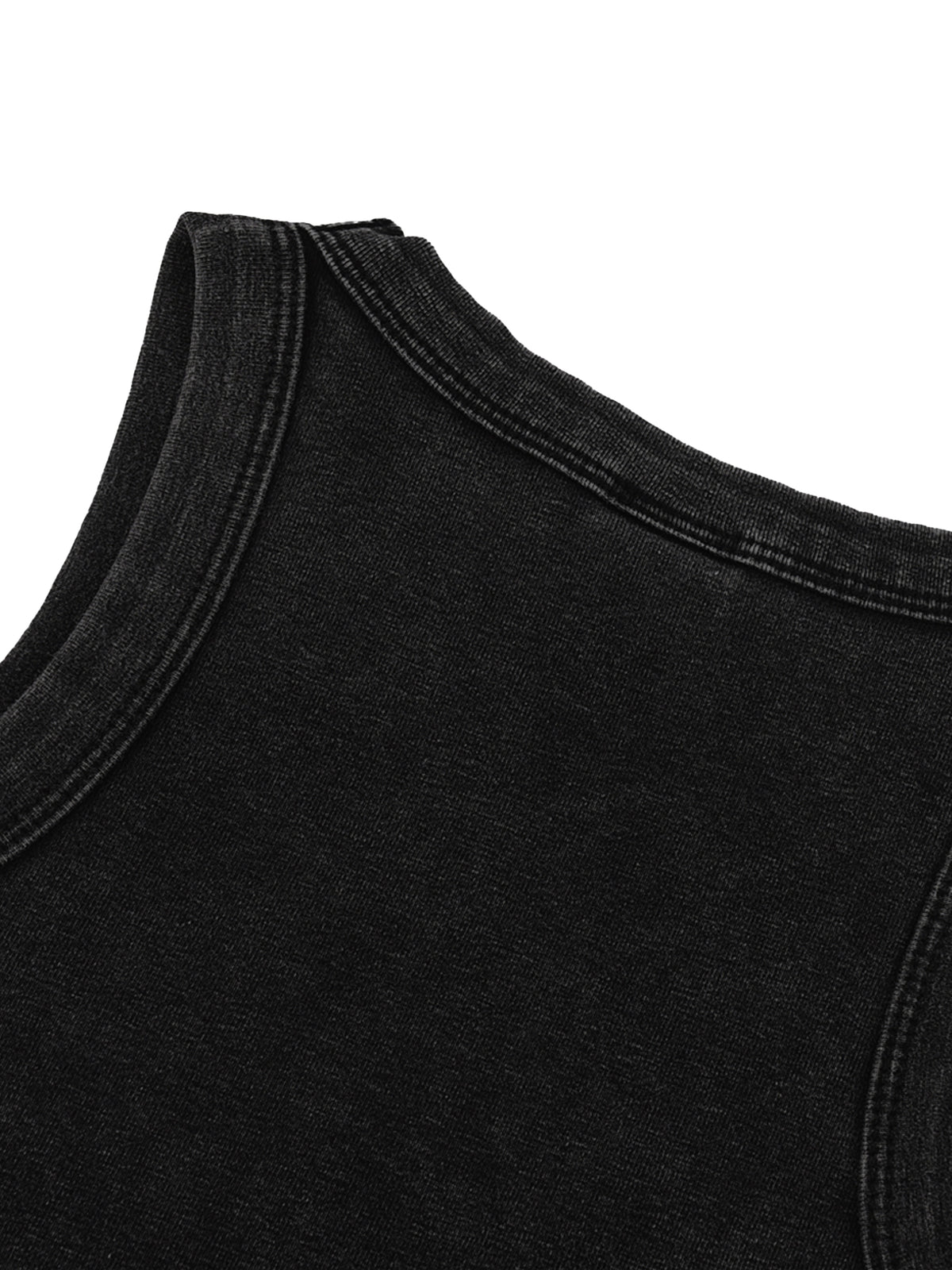 "Stay Ready" Snow Washed Tank Top (Red Shadow)