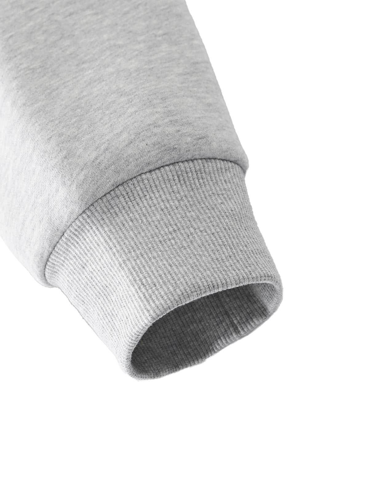 "Hello Beautiful" Essential Fleece Mock-Neck Crew Sweatshirt Light print